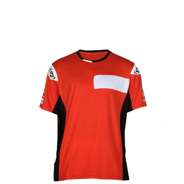 Impressão de logotipo personalizado camisas de polo para esportes de motocicleta Fazer uma impressão duradoura