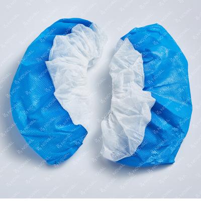Surgical Mediccal Non Woven Shoe Covers Waterproof Antistatic Light Weight