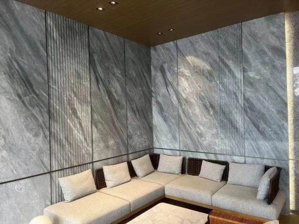 Italy White Gray Marble Natural For Feature Walls Staircase Flooring Applications