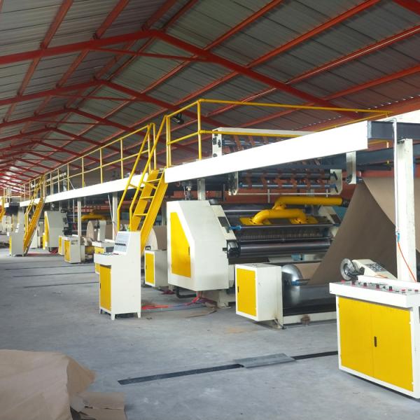 5 Ply Corrugated Cardboard Production Line Paperboard