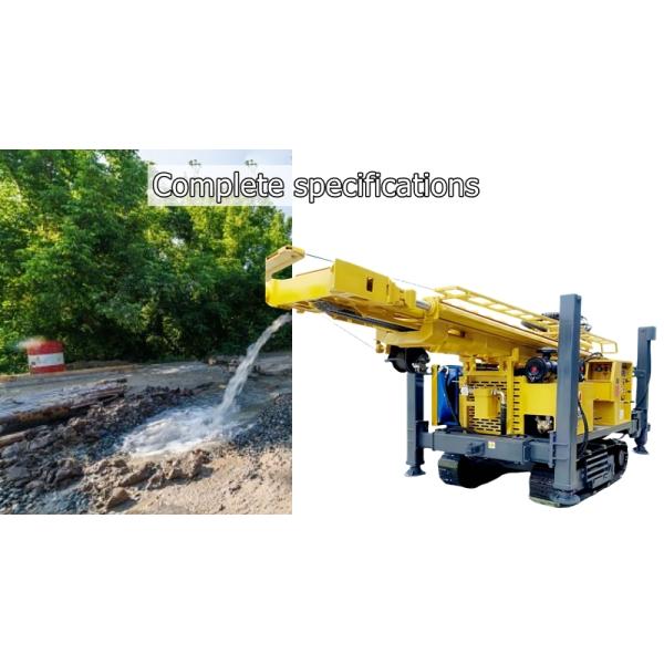 Hydraulic Mobile Water Well Drilling Rig Quick Setup Compact Transport