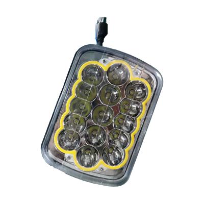 As Picture 15 Bubbles 5-Inch Lens H4002 150W Yellow Spotlights with 15-LED Light