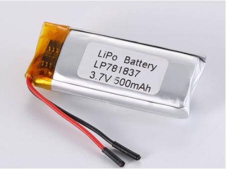 顧客要求 3.7V 500mah 高容量およびセル リチウムポリマーバッテリー アノード材料のリポバッテリーパック その他