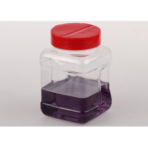 PET Plastic Spice Jar for Pepper Powder Transparent PET Seasoning Bottle with Shaker Lids for Salt Herbs
