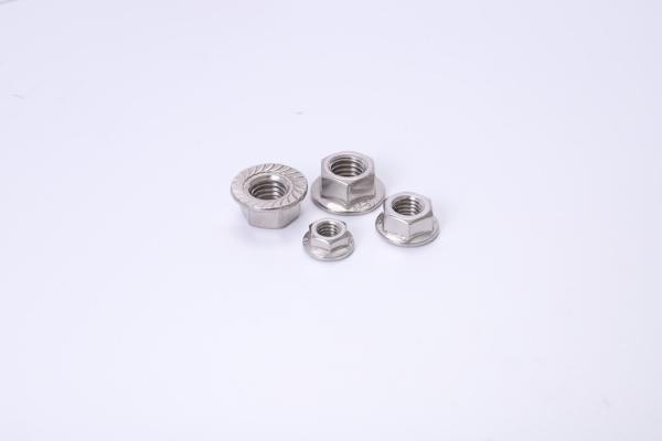 Hexagon Flange Nuts Din 6923 Iso 4161 M10 M12 M14x1 5 M16x1 5 M8 A2 With Serration