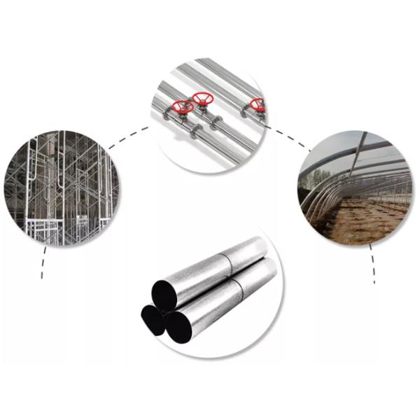 BS гальванизировал леса стальной трубы вокруг горячей окунутой гальванизированной трубки ASTM Pre