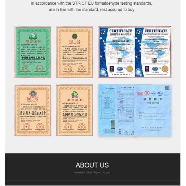 Прямая связь с розничной торговлей фабрики дружественной к Эко и непахучей кожи чувствует панели стены PVC