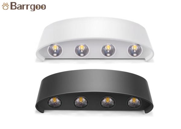 8 W LED Wall Sconce Up Down Lights Aluminum Black White Nordic Modern Design