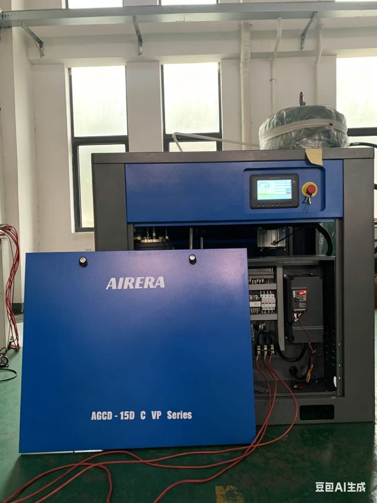 15KW VSD Air cooling oil inject screw compressor