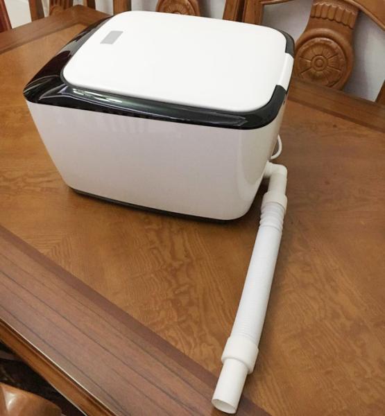 Plastic Ultrasonic Fruit And Vegetable Washer Ozone Sterilization 300ML Four Transducers
