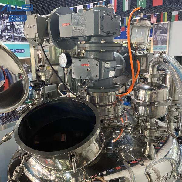 Équipement de émulsification de mélange liquide de mélangeur de vide crème cosmétique de réservoir