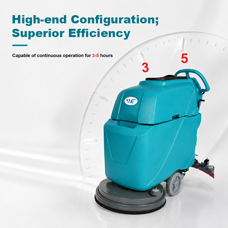 Industrial Floor Scrubber 200AH Lithium Battery Powered Floor Scrubber Machine Cleaning Machine