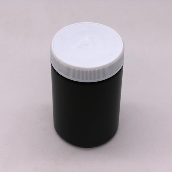 Medicina Industrial 250ml HDPE recipiente de plástico personalizado com tampa de parafuso e forro de indução de calor