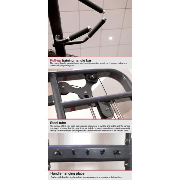Adjustable Dual Pulley Cable Training Crossover Machine For Commercial Gym