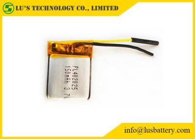 Bateria de lítio recarregável pequena da bateria de íon de lítio PL402025 da bateria 3,7 V 150mah LP402025 do polímero de Li