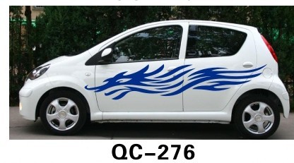 Custom Car Stickers QC-276M / Nontoxic Novelty Car Decoration