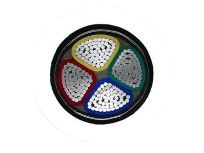 IEC 60227 Standard 4 Core Low Voltage Power Cable For Underground Distribution