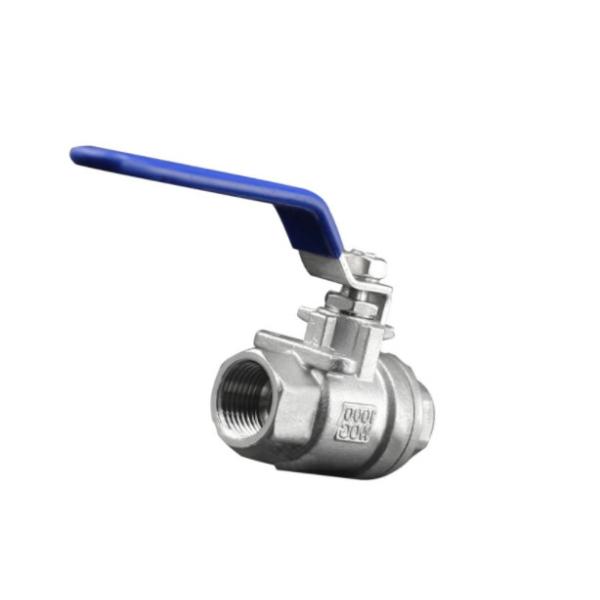 Тип 304/316 воды потока сверхмощного двухкусочного порта винта клапана электростанции внутренний