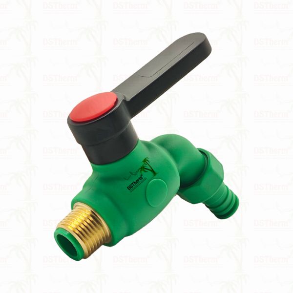 PPR Bibcocks Water Spout Faucet Water Tap Spigot Customized Color 1/2