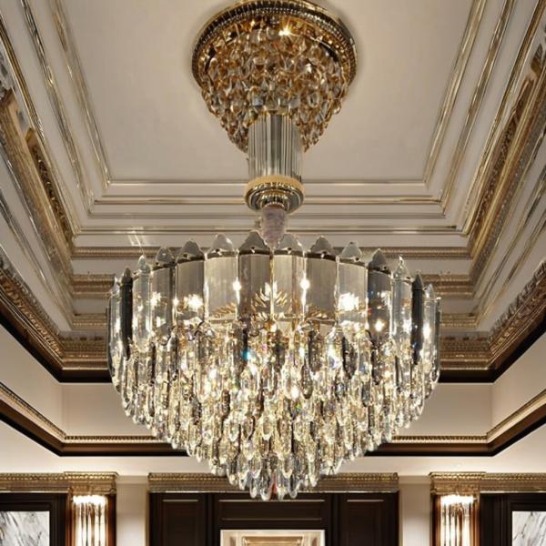 Indoor Lighting Side Light Decoration AC 220V ± 10% Input Voltage Crystal Chandelier