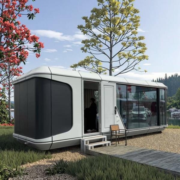 ﻿Romantic Star House Mobile Home Chinese Style Steel Structure with Waterproof Sandwich Panel for Office Building Carport Use