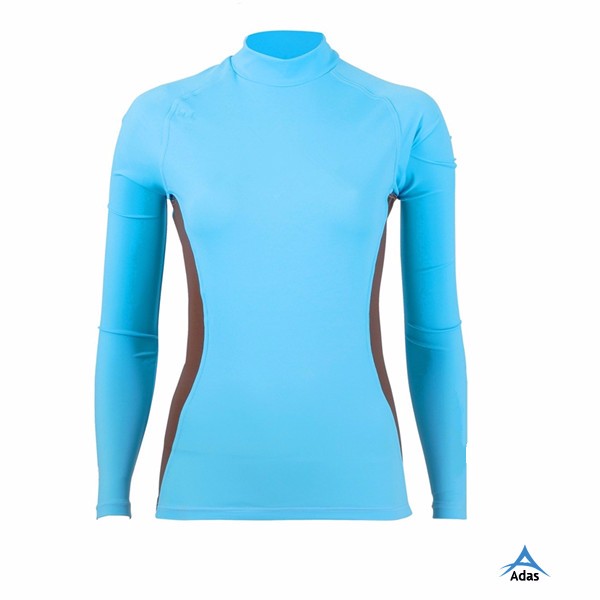 Unisex Compression UPF Swim Shirts Mens Rash Guard Long Sleeve Clothing Custom
