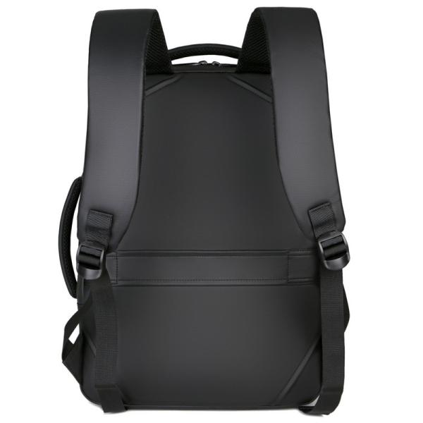Black BSCI Business Travel Backpack Laptop Teenager Mens Backpack With Charger