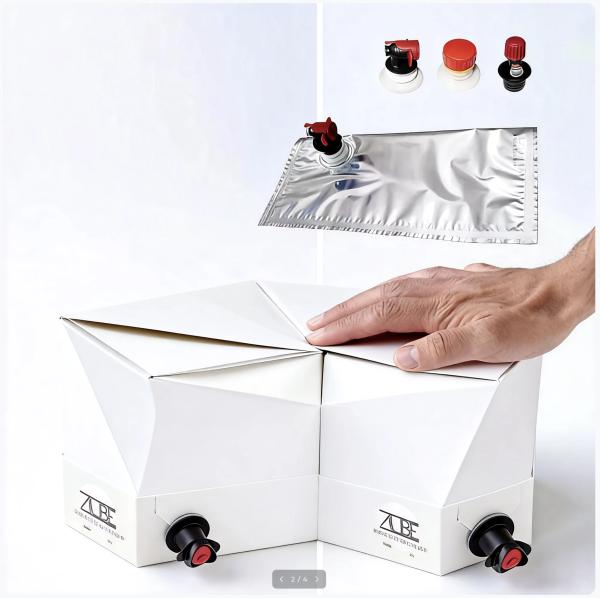Aluminum Foil Composite BIB Bag In Box BIB Pouch For Light Protection Freshness Preservation
