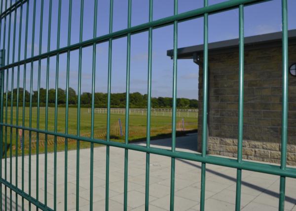 Perimeter Tubular Steel Fence Security Focused