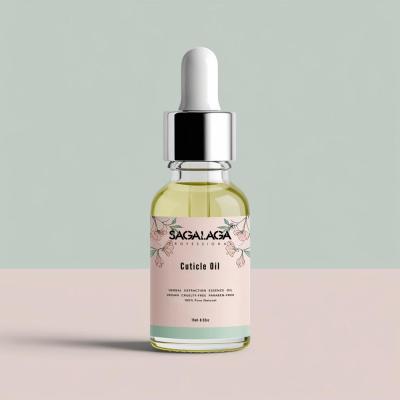SAGALAGA Eco Friendly Empty Cuticle Oil Bottle Container Custom for Nails Oil Cuticle Nail Oil