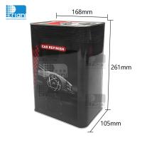 Bottes d'étain carrées automobiles 4L Bottes d'étain de peinture pour emballage chimique OEM ODM