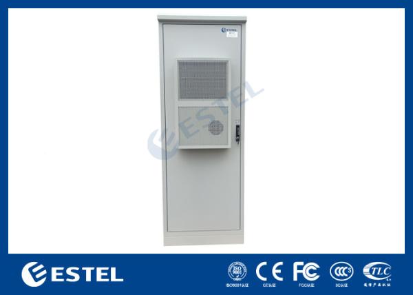 IP55 33U Armário exterior 1 Compartimento com estante de bateria e distribuição de energia