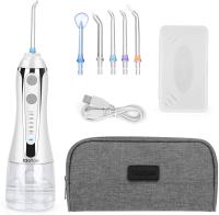 IPX7 Recarregável 300ml Portátil Elétrico sem fio Flosser de Água Limpeza Dentária Irrigador Dental Flosser de Água Oral H2ofloss