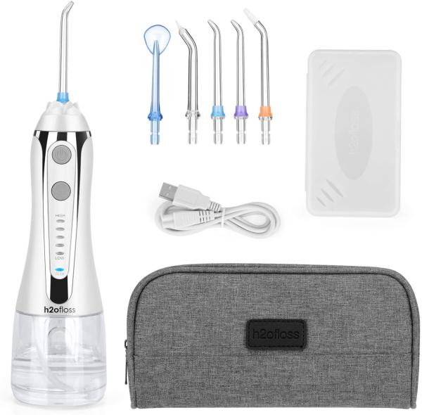 Os modos ajustáveis do OEM/ODM 5 molham a limpeza de Jet Flosser For Personal Teeth