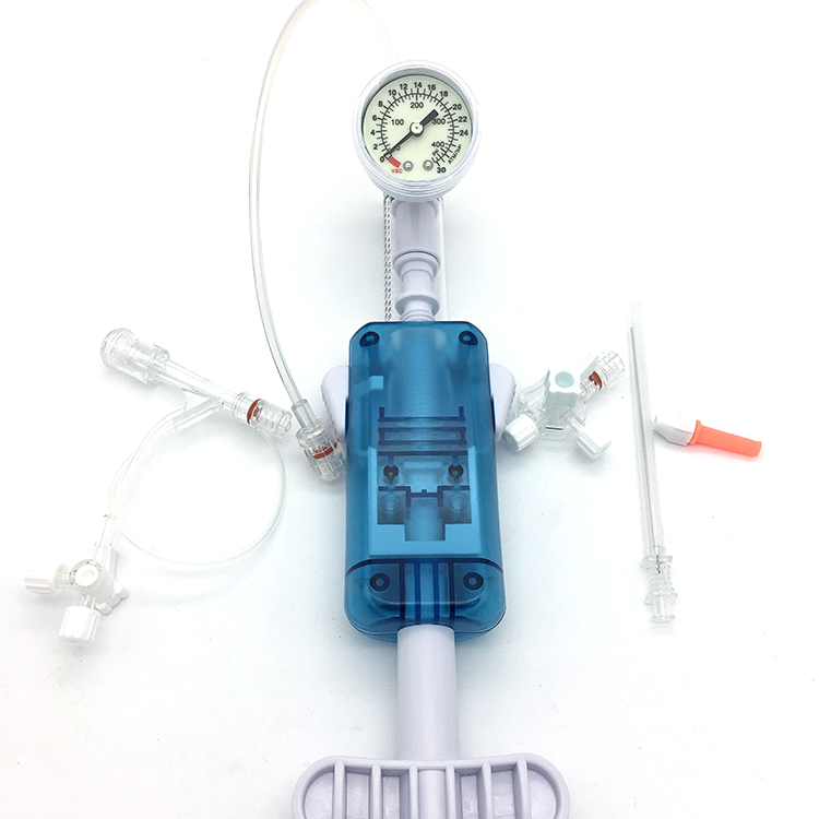 Disposable Medical PTCA Balloon Inflation Device