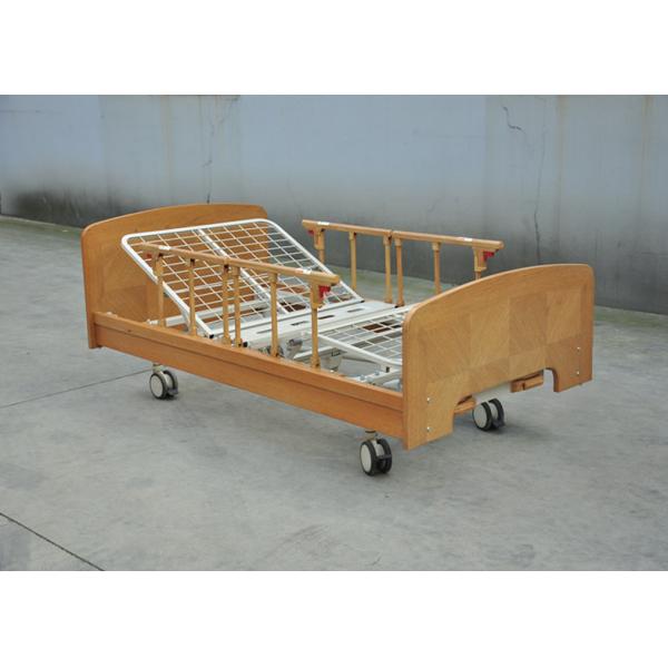 Рельс алюминиевого сплава структуры твердой древесины 2 ручной мотылевый кроватей дома престарелых бортовой