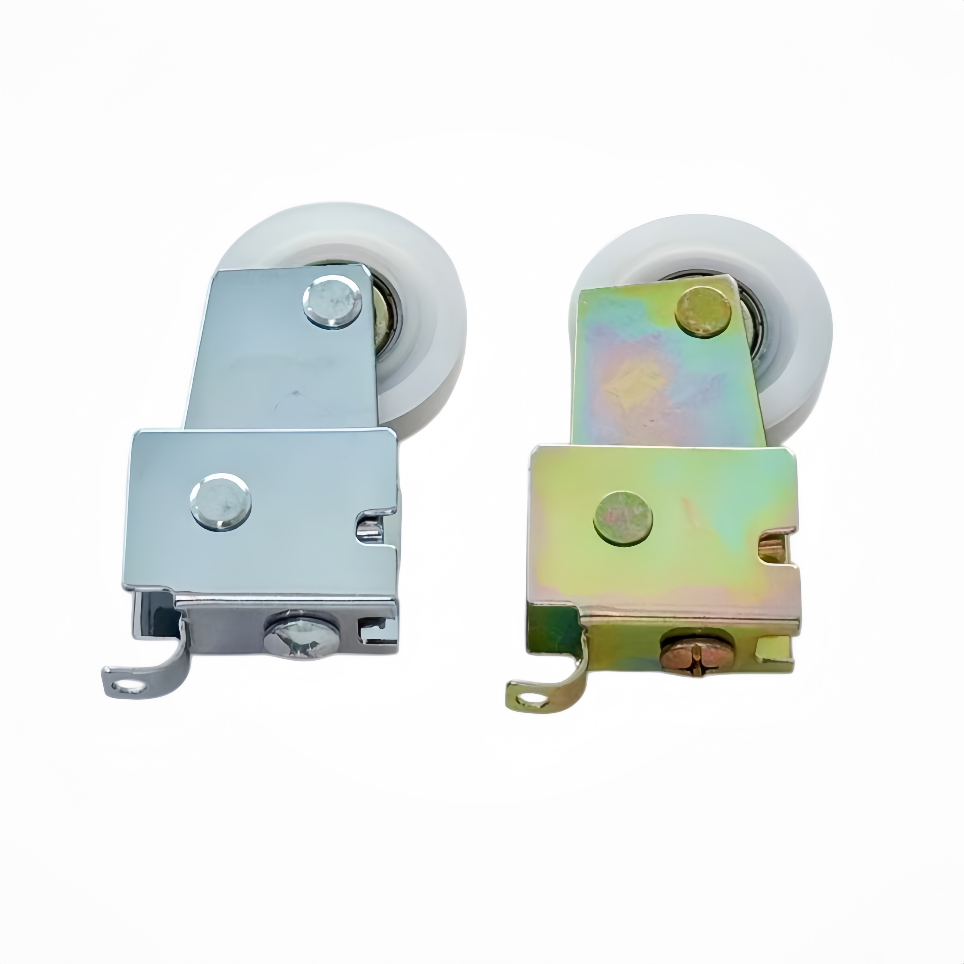 Galvanized Steel Housing Hook Type Window Roller with Single Nylon Wheel Sliding Door Roller