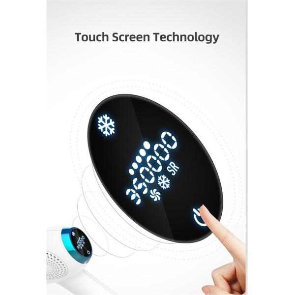 LCD Touch Screen 40W Intermittent Flash Justtide  Laser Hair Epilator