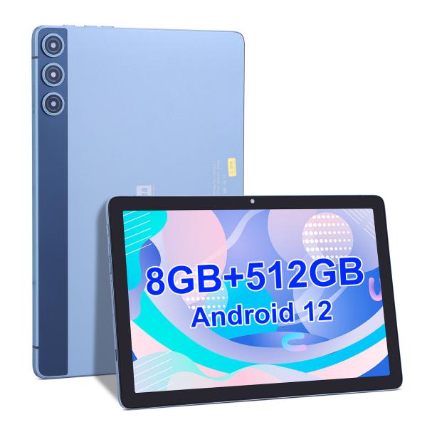 C idea Android Tablet  WIFI 5G Tablet 10.1 Inch Dual Camera 8GB RAM 512GB with Keyboard Mouse SIM Support for Student