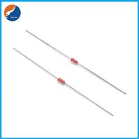 Tipo revestido de vidro com saídas axiais termistor de vidro do termistor NTC do ohm da resistência MF58 100K da compensação de temperatura