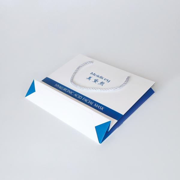 CE SGS Embossing 20*11*22cm Printed Paper Carrier Bags