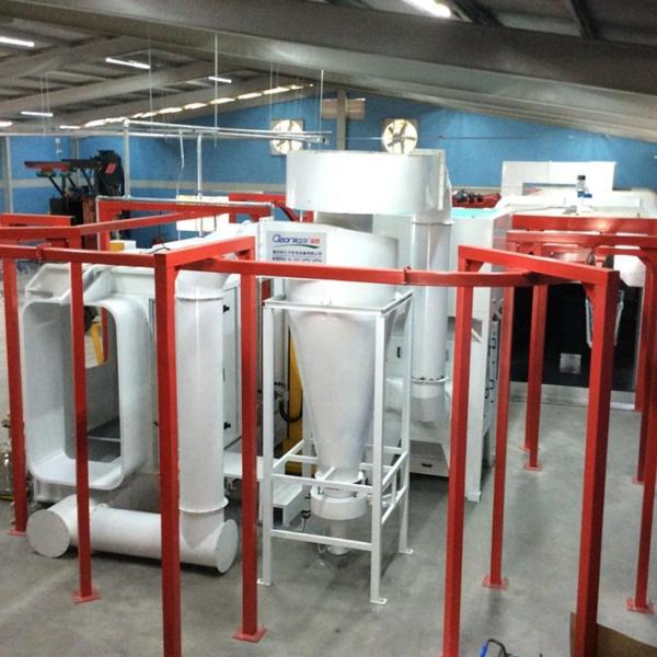 Pistolage de tuyau d'acier d'ABD Metal Powder Coating Line 380V
