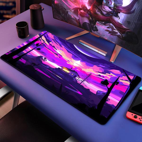 Custom Logo Xl Xxl Xxxl Extended Non Slip Nature Rubber Gaming Mouse Pad with Printing