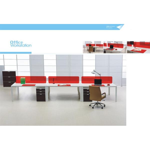 25mm E2 MFC Table top Office Furniture Cubicles CD-T8890 with TT aluminum legs
