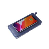 Cartera de cuero multicolora del negocio