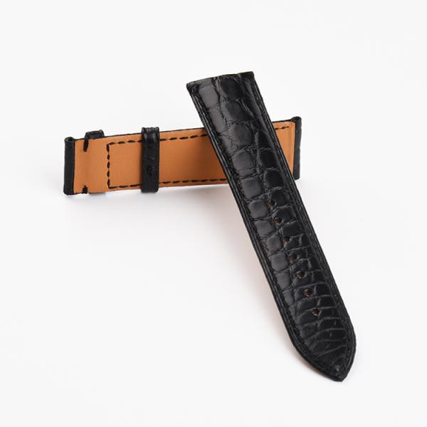 Ремень 18 наручных часов крокодила кожаный 20 22 24mm изготовленный на заказ логотип