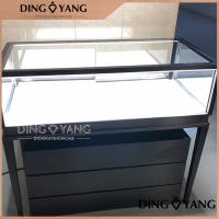 Écran de vitrine de bijoux métallique contemporain 1200X550X960MM