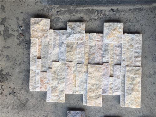 Natural Stone External Stone Wall Cladding With Cement / Concrete Backed