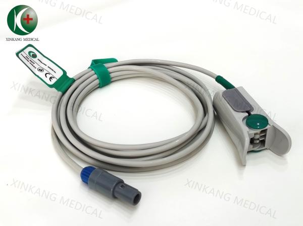 PC08/PC04/PC12 Cable de adaptador SpO2 con tipo de enchufe de 9 pines DB9 y material de conector metálico