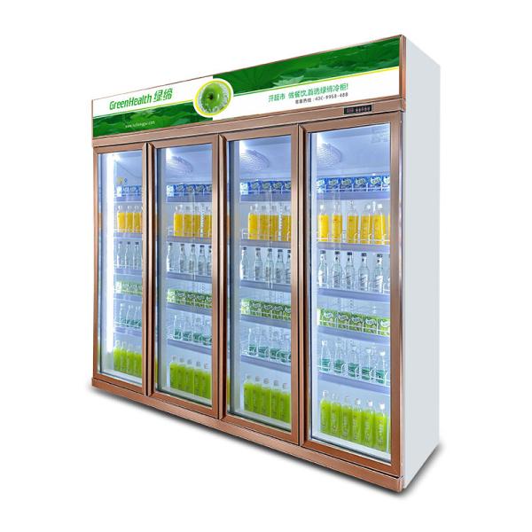 Bebidas Frigorífico Porta de vidro Bebidas comerciais Frigorífico Bebidas Refrigeração de bebidas